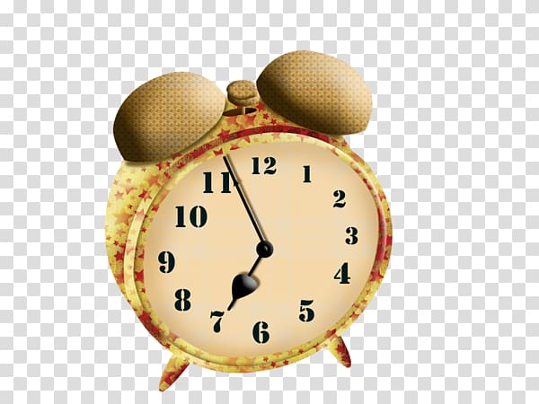 Alarm clock Cartoon Pendulum clock, Cartoon alarm clock transparent background PNG clipart