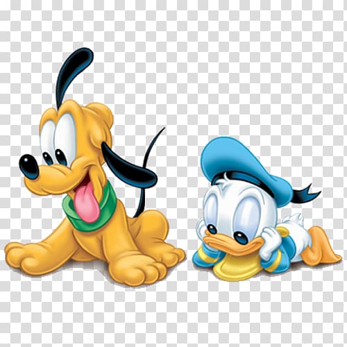 Pluto and Donald Duck illustrations, Pluto Mickey Mouse Minnie Mouse Donald Duck Daisy Duck, disney pluto transparent background PNG clipart