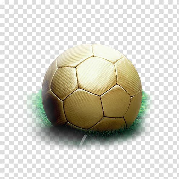 gold soccer ball on field, American football , football transparent background PNG clipart