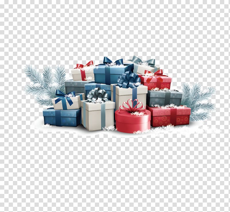 Christmas gift Christmas gift Illustration, Variety of Christmas gifts transparent background PNG clipart