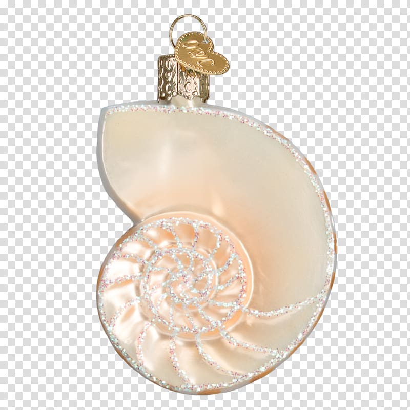 Christmas ornament Seashell Christmas decoration Nautilidae, sand dollar transparent background PNG clipart