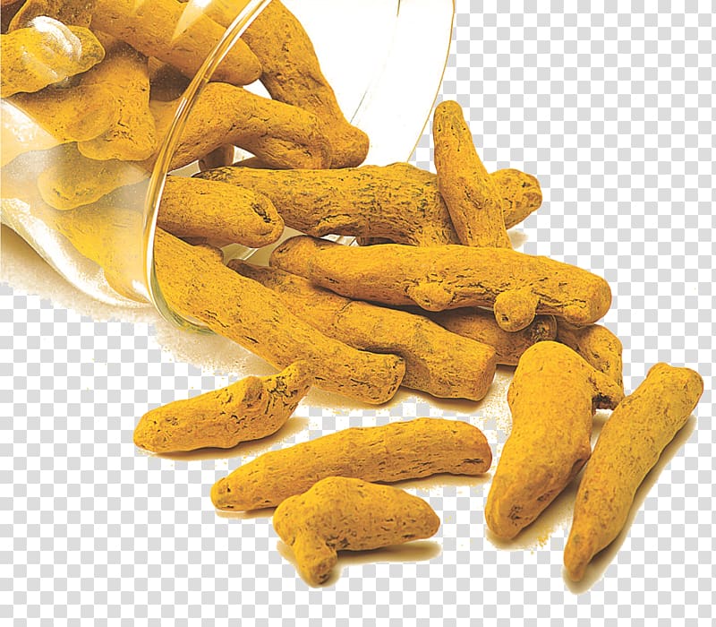 yellow spilled spices, Turmeric Dal Indian cuisine Organic food Chicken curry, turmeric starch transparent background PNG clipart