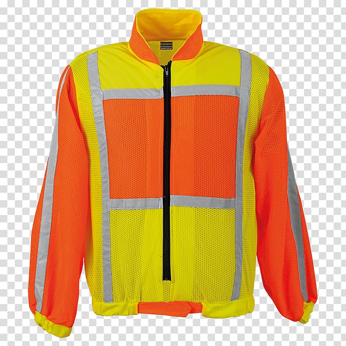 High-visibility clothing Sleeve Gilets T-shirt, guarantee safety net transparent background PNG clipart