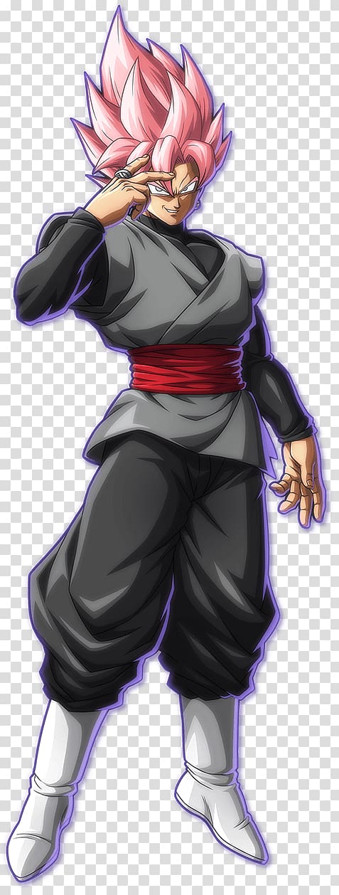 Super Saiyan Rose Goku Black illustration, Dragon Ball FighterZ Goku Gohan Vegeta Gotenks, Goku black transparent background PNG clipart