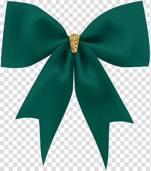 green ribbon bow clip art