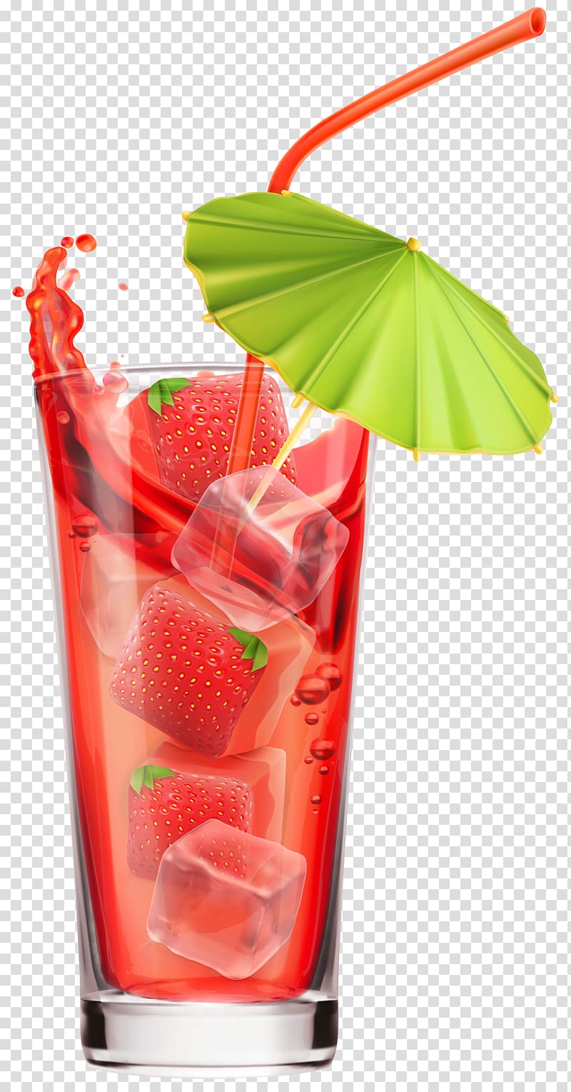 strawberry juice, Cocktail Juice Fizzy Drinks Martini Punch, Milkshake transparent background PNG clipart
