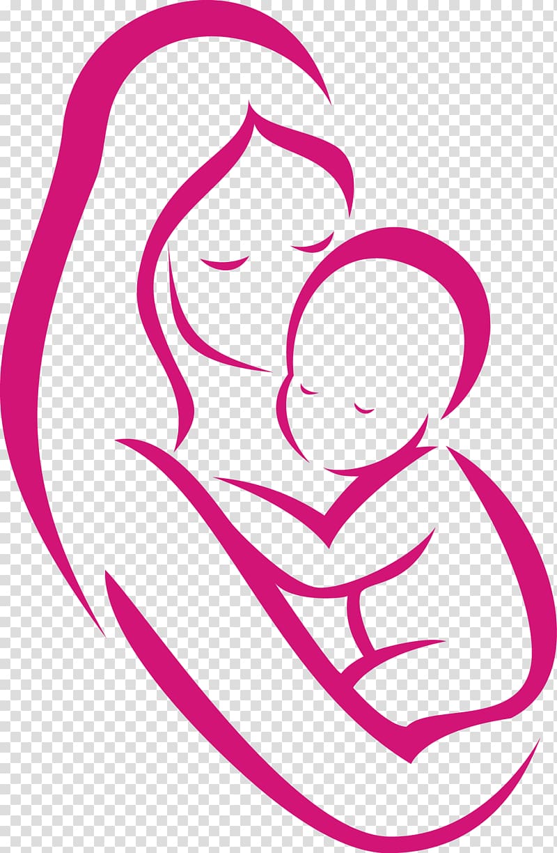 holding baby clipart