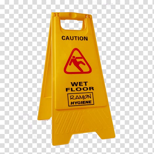Wet floor sign, design transparent background PNG clipart
