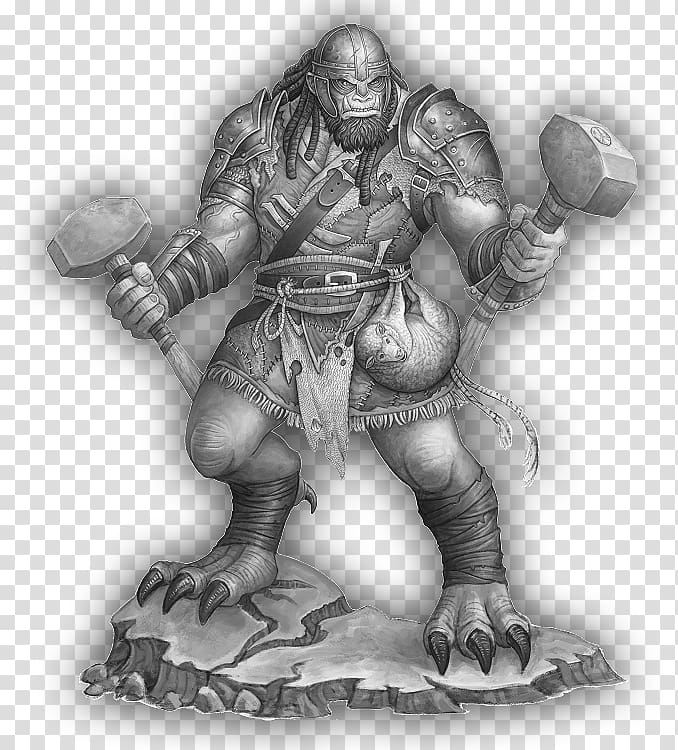 Drawing Legendary creature Figurine Dungeons & Dragons Miniature figure, navigation bars and page menu templates transparent background PNG clipart