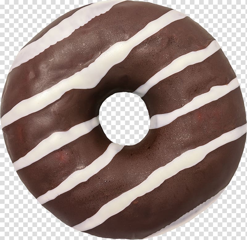 Donuts Chocolate truffle Frosting & Icing Bakery, Chocolate donut transparent background PNG clipart