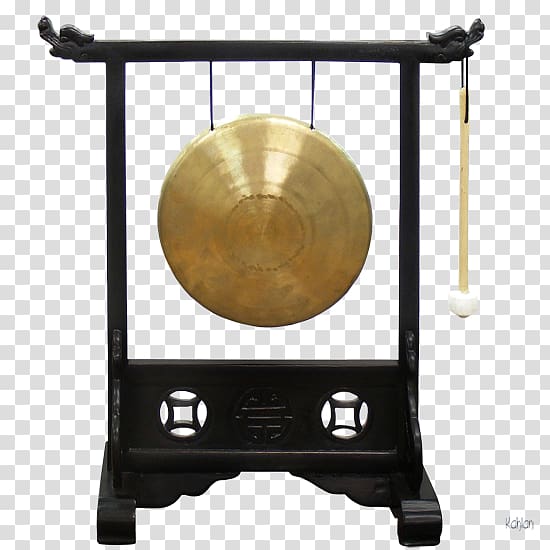 Gong China Mallet Wood Brass, China transparent background PNG clipart