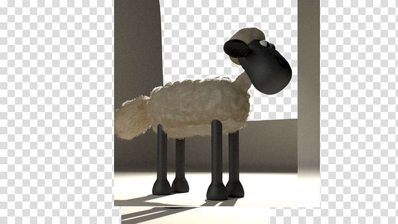 Shader Sheep Chair, geometry shading transparent background PNG clipart