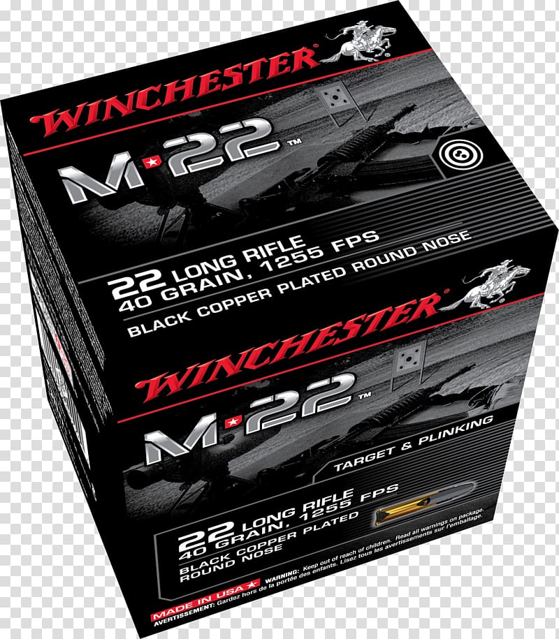 Winchester Repeating Arms Company .22 Long Rifle Ammunition .308 Winchester Full metal jacket bullet, ammunition transparent background PNG clipart
