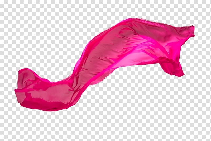 pink fluid illustration, Silk Textile , Rose red silk transparent background PNG clipart