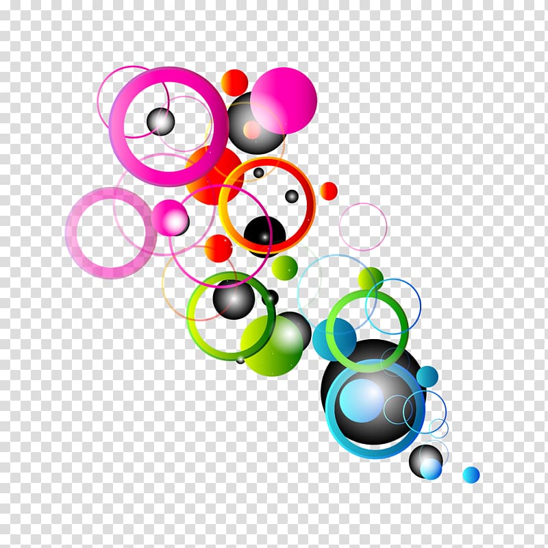 Circle , Color circle decorative pattern transparent background PNG clipart