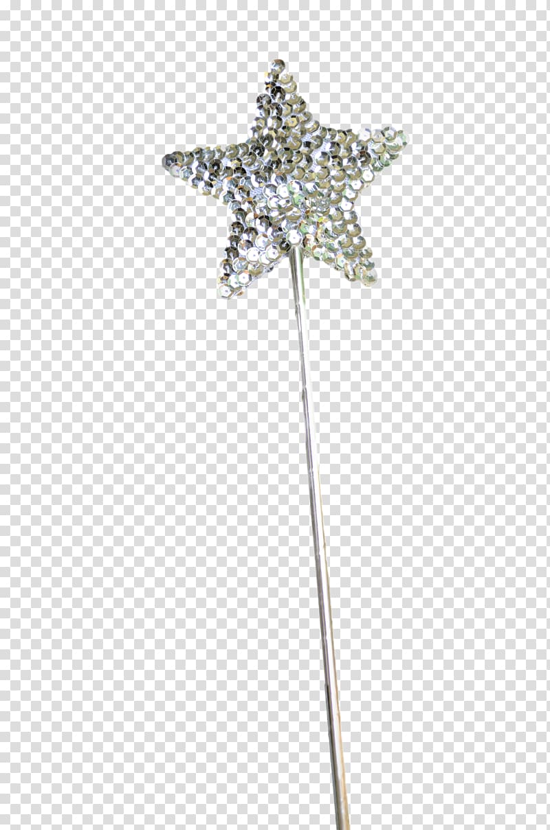 Wand Fairy Magic , silver star transparent background PNG clipart