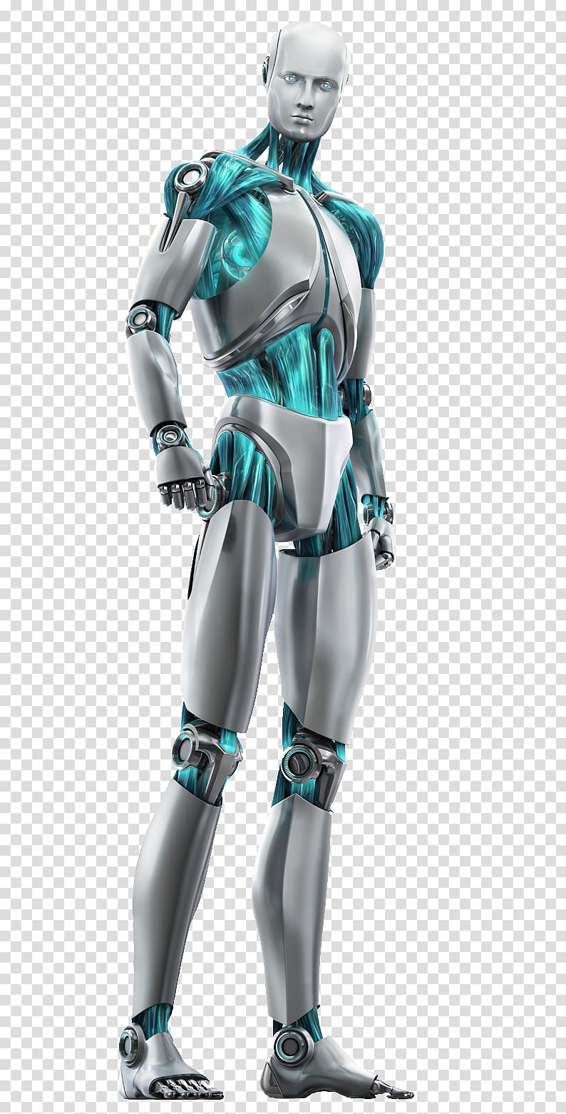 droid robot illustration, Humanoid robot ESET Internet Security Robotics, robot hand transparent background PNG clipart