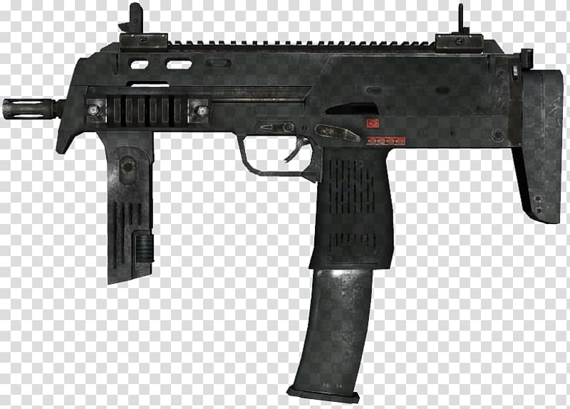 Counter-Strike: Global Offensive Heckler & Koch MP7 Submachine gun Airsoft Guns, machine gun transparent background PNG clipart