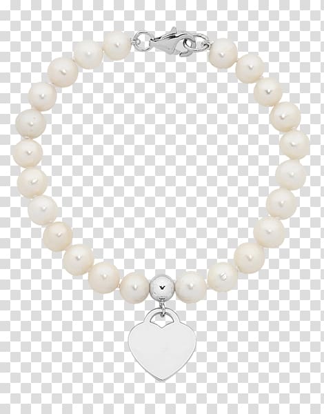 Charm bracelet Cultured freshwater pearls Thomas Sabo Jewellery, Pearl bracelet transparent background PNG clipart