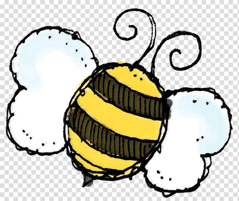 Insect Honey bee Pollinator Animal, bee theme transparent background PNG clipart
