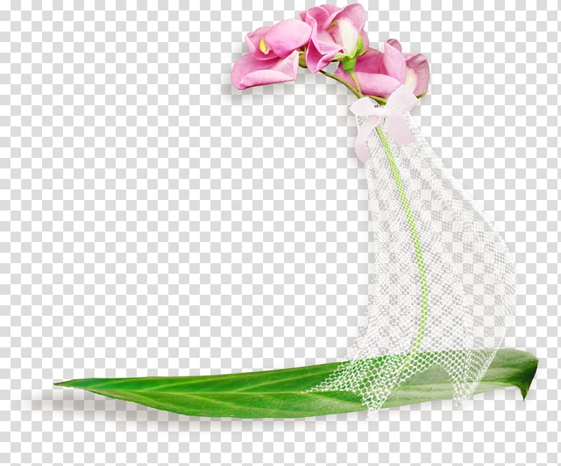 Flower Text Frames, veil transparent background PNG clipart