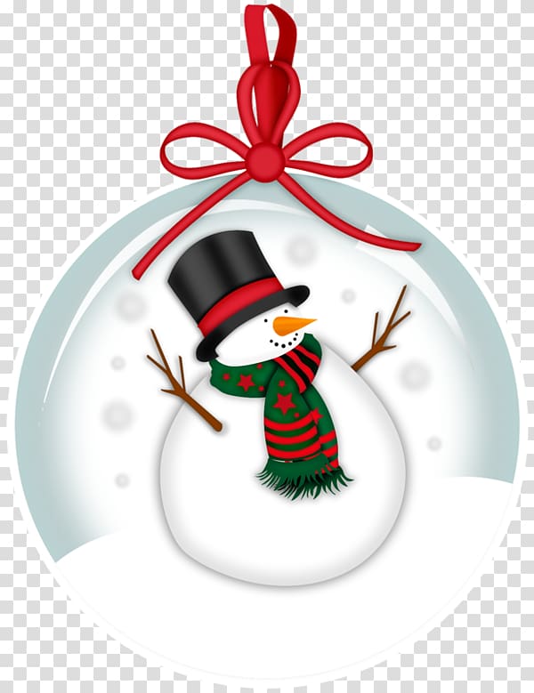 Snowman Christmas ornament , snowman transparent background PNG clipart