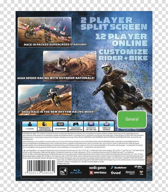 MX vs. ATV Supercross Assassin\'s Creed Syndicate PlayStation 3 Video game, Playstation transparent background PNG clipart