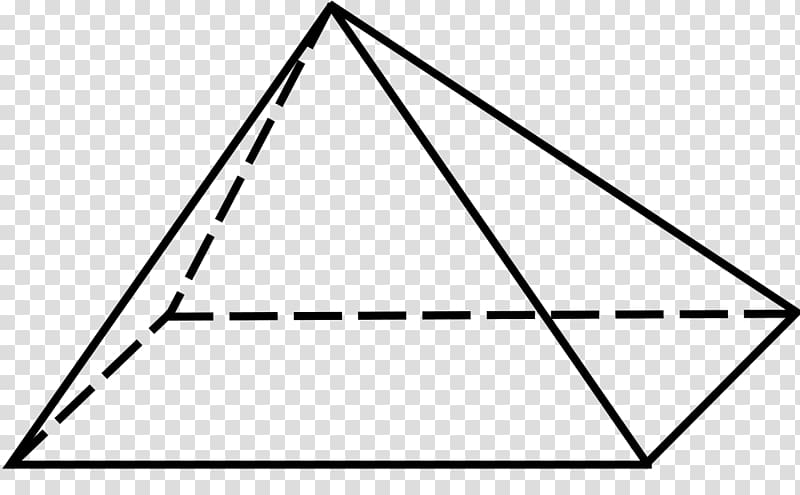 Pyramid Geometry Mathematics Frustum Triangle, three pyramid transparent background PNG clipart