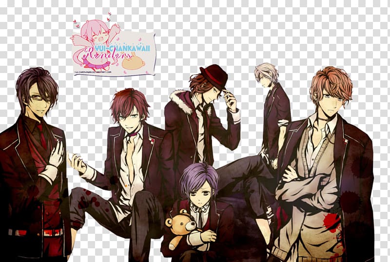 Diabolik Lovers Anime Desktop Mangaka, Diabolik Lovers transparent background PNG clipart