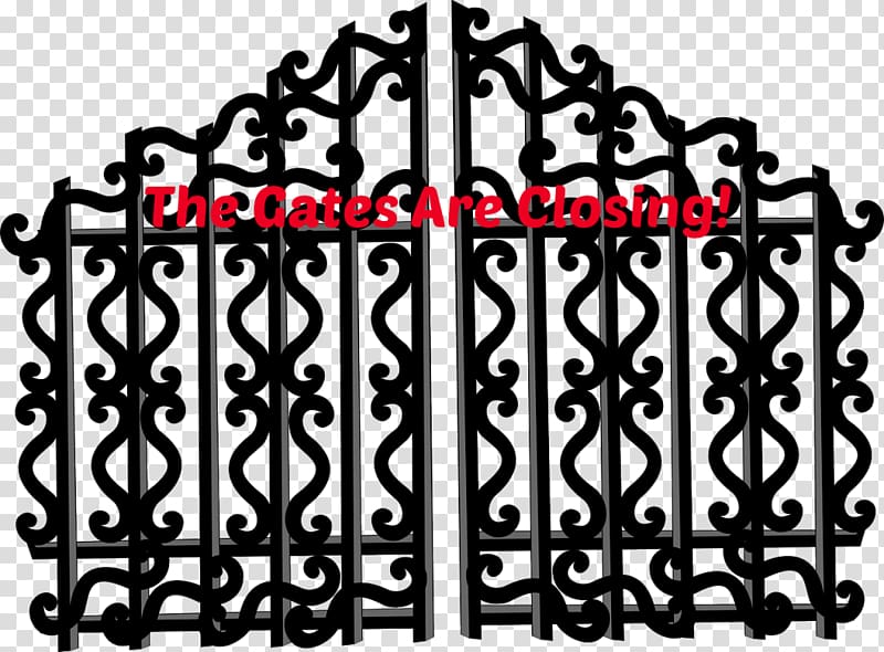 Wrought iron Gate , gate transparent background PNG clipart