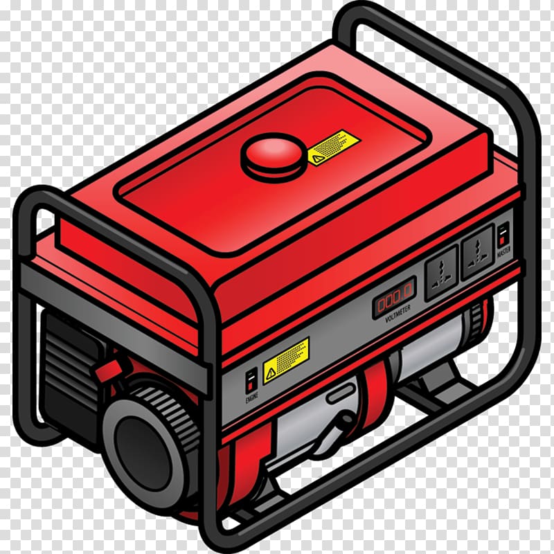 Electric generator Engine-generator Diesel generator Computer Icons , bulldozer transparent background PNG clipart