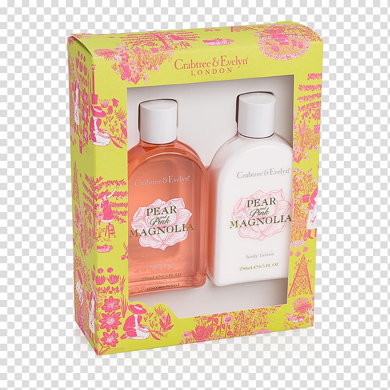Lotion Bath & Body Works Crabtree & Evelyn Pear Pink Magnolia, pink magnolia transparent background PNG clipart