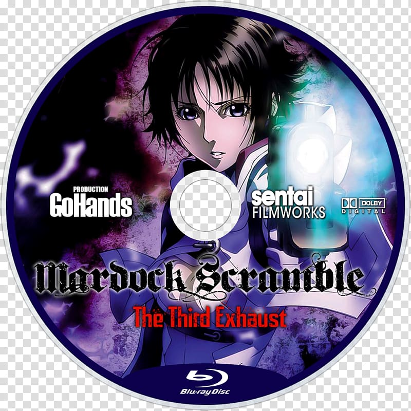 Compact disc Mardock Scramble Blu-ray disc Anime Director\'s cut, Scramble transparent background PNG clipart