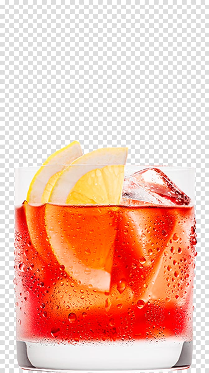 Negroni Cocktail garnish Spritz Sea Breeze Orange drink, punch transparent background PNG clipart