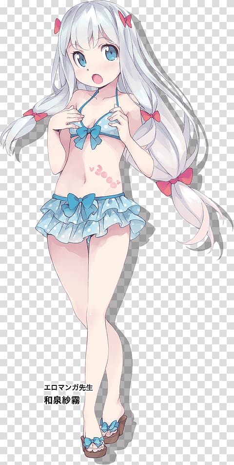 Eromanga Sensei Anime Oreimo Japanese destroyer Sagiri iPhone, Anime transparent background PNG clipart