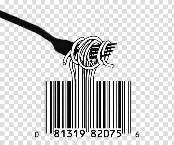 Barcode Spaghetti Universal Product Code Design, design transparent background PNG clipart