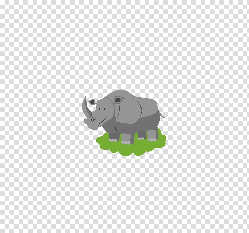 Meadow Grassland Animal, Grassland Rhino transparent background PNG clipart