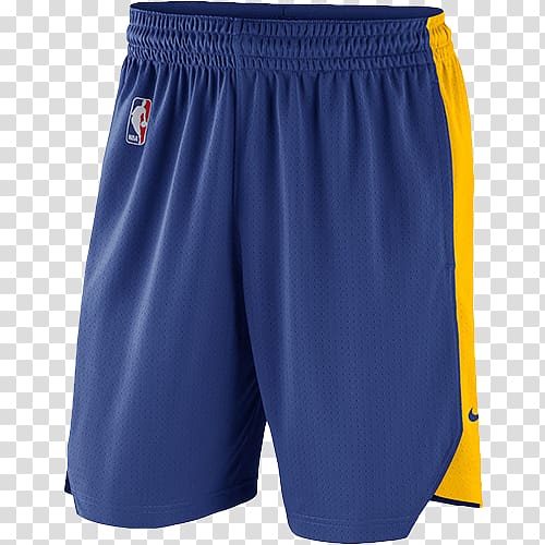 Golden State Warriors NBA Shorts Swingman Nike, the surface of golden crony transparent background PNG clipart
