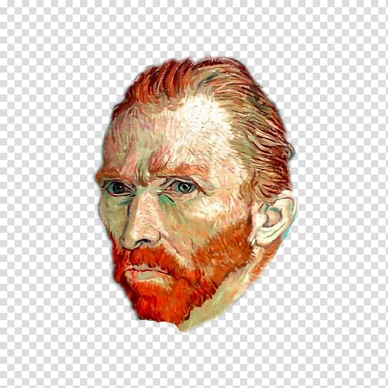 Vincent van Gogh Van Gogh self-portrait Musée d\'Orsay The Starry Night Painting, painting transparent background PNG clipart