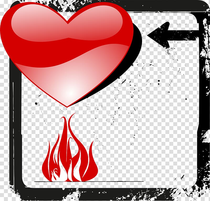 Heart Fire , raging fire transparent background PNG clipart