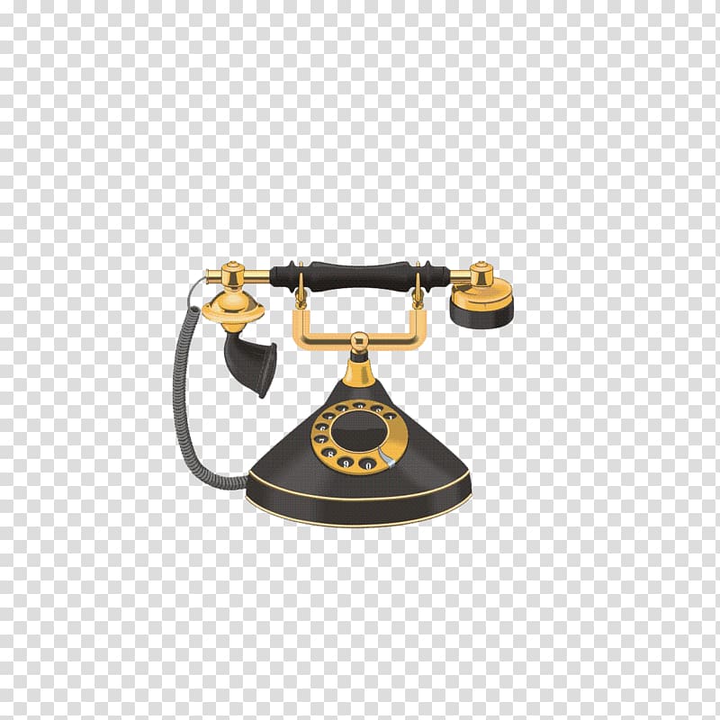 BlackBerry Classic Telephone Rotary dial , Gold phone graphics transparent background PNG clipart