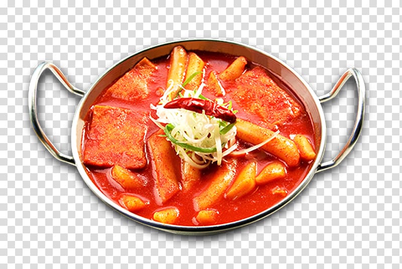 Tteok-bokki Fast food Jajangmyeon Curry Cuisine, korean food transparent background PNG clipart