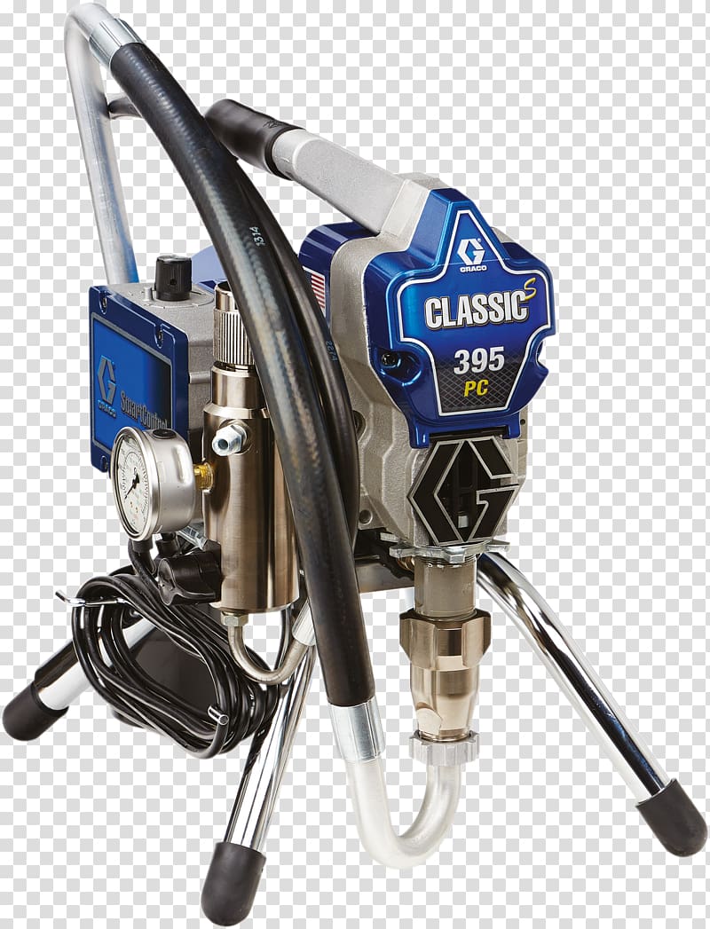 Spray painting Graco Sprayer Pump Airless, paint transparent background PNG clipart