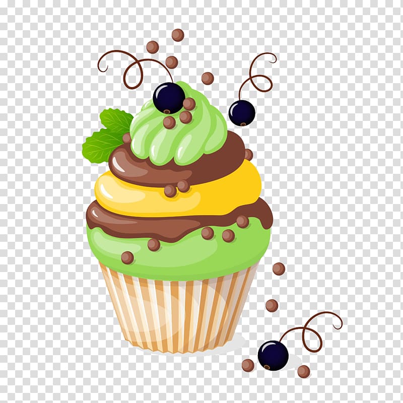 Cupcake Birthday cake Chocolate cake Cream Layer cake, Blueberry Chocolate Cake transparent background PNG clipart