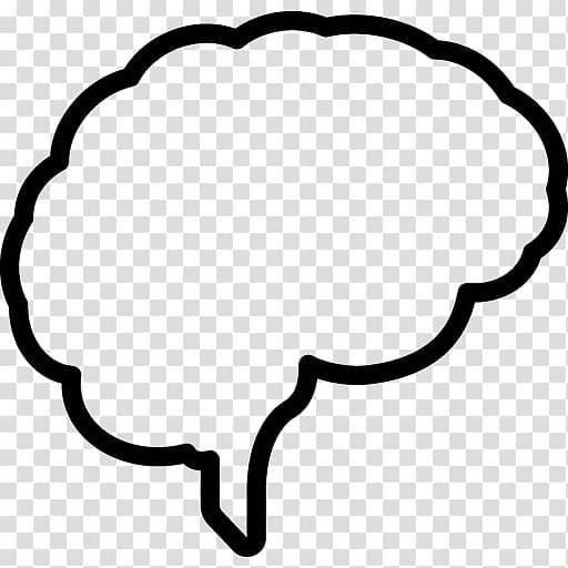 brain illustration, Outline of the human brain Neuroscience Neuroimaging, brain transparent background PNG clipart