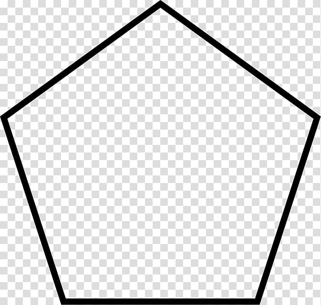 Regular polygon Regular polytope Pentagon Geometry, shape transparent background PNG clipart