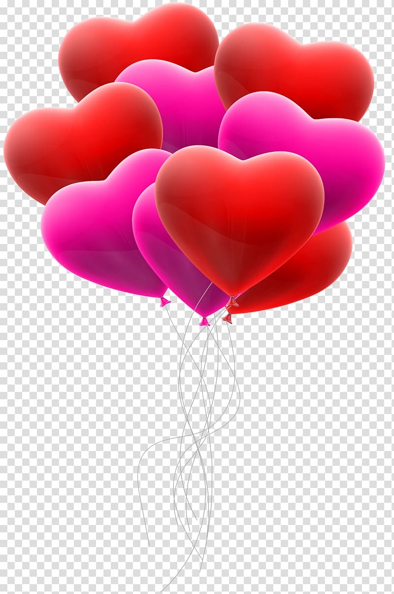 Love Heart Balloon Valentine\'s Day , balloon transparent background PNG clipart