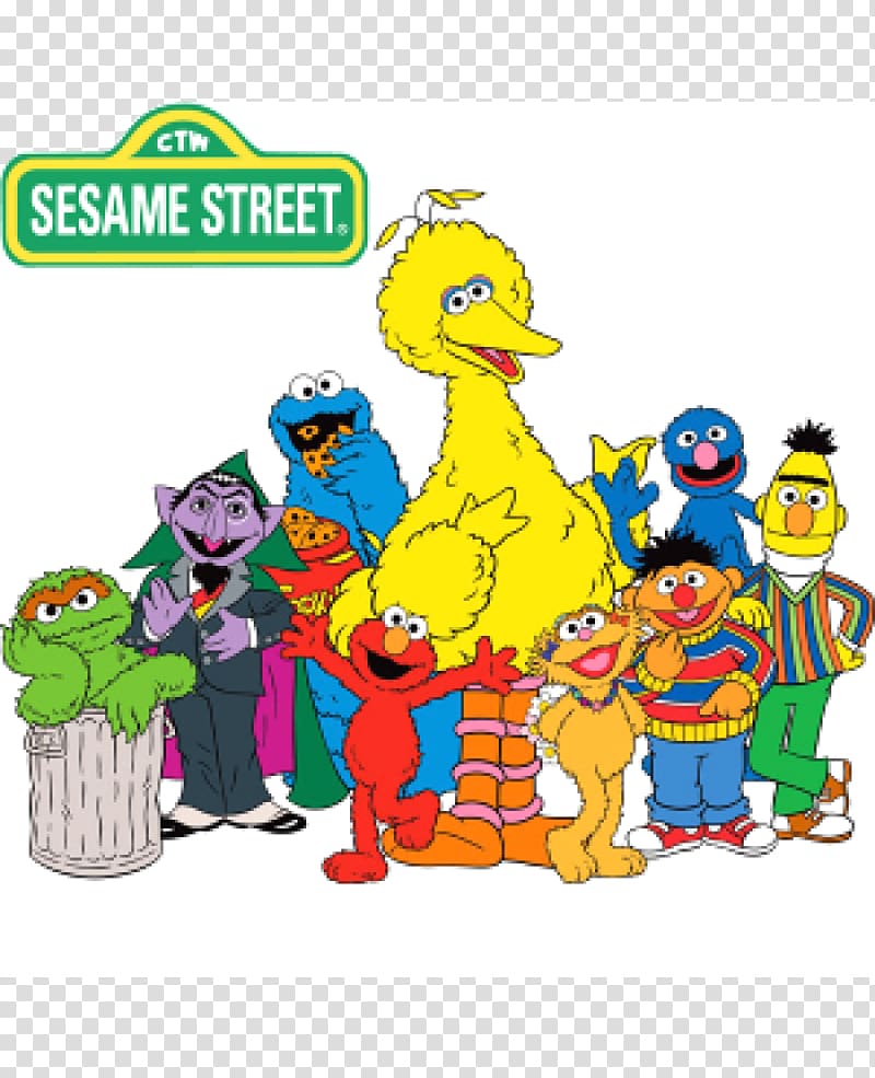 Sesame Street , Elmo Count von Count Cookie Monster Big Bird Enrique, sesame street transparent background PNG clipart