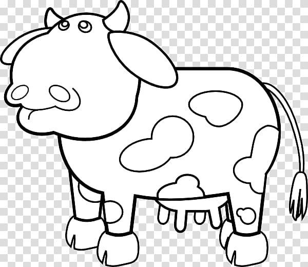 Highland cattle Guernsey cattle Scalable Graphics , Outline Of Cow transparent background PNG clipart