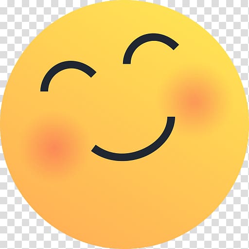 Smiley Emoticon Blushing Emoji Sticker, facebook reaction transparent background PNG clipart